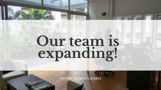 Careers at iResidenz. Our team is expanding!